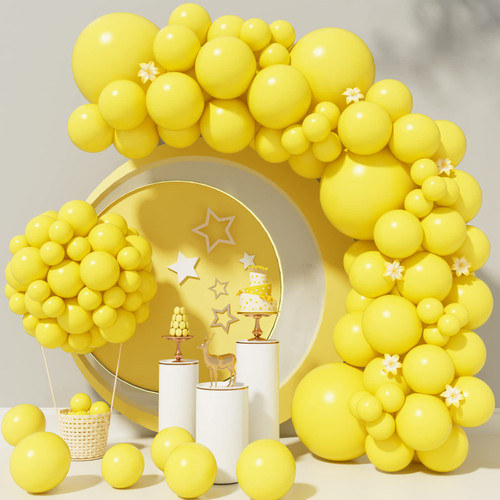 Yellow Balloons 110Pcs Yellow Balloon Garland Arch Kit 5/10/12/18 Inch Matte Latex Yellow Balloons Different Sizes as Honey Bee Gender Reveal Balloons Baby Shower Birthday Sunflower Party Decorations Yellow Balloons 110Pcs Yellow Balloon Garland Arch Kit 5/10/12/18 Inch Matte Latex Yellow Balloons Different Sizes as Honey Bee Gender Reveal Balloons Baby Shower Birthday Sunflower Party Decorations