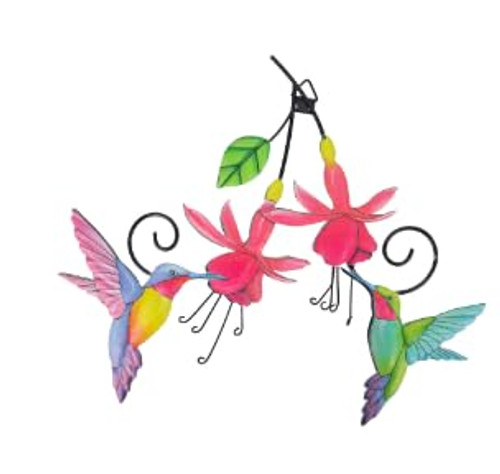 Hummingbirds Metal Wall Art Decor,3D Vividly Colorful Metal Wall Outdoor Sculpture Metal Birds Wall Art Fence Decorations for Living Room Patio Balcony Hummingbirds Metal Wall Art Decor,3D Vividly Colorful Metal Wall Outdoor Sculpture Metal Birds Wall Art Fence Decorations for Living Room Patio Balcony