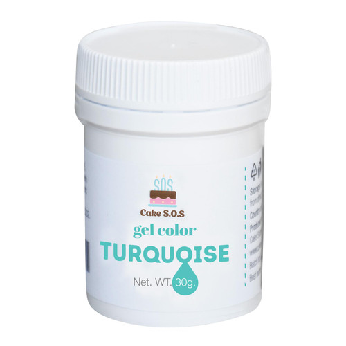Turquoise Food Color Gel, 1 Fl Oz (30 grams)