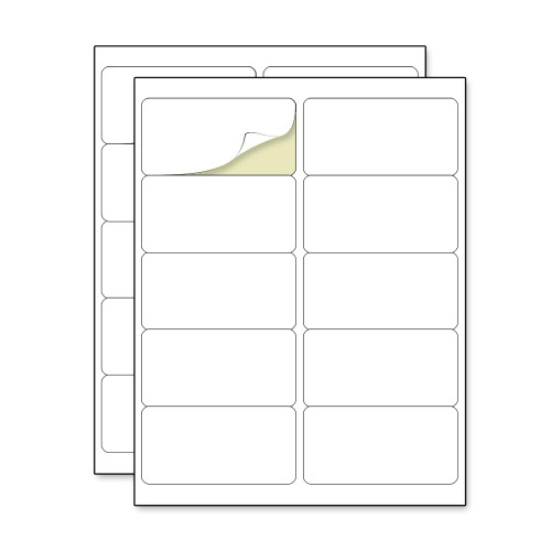 60 Sheets, 2" x 4" - Printable Labels Stickers, Mailing Address Labels for Laser/Inkjet Printers