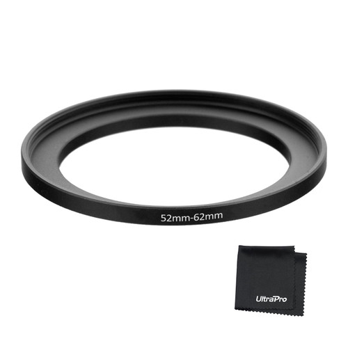Step-Up Adapter Ring 52mm Lens to 62mm Filter Size
