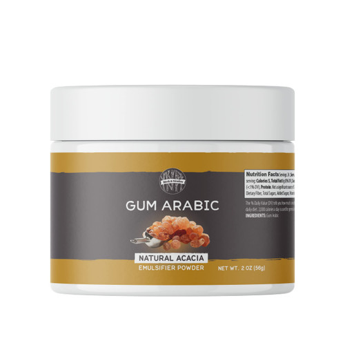 Birch & Meadow 2 oz of Gum Arabic, Gum Acacia, Emulsifier & Thickener
