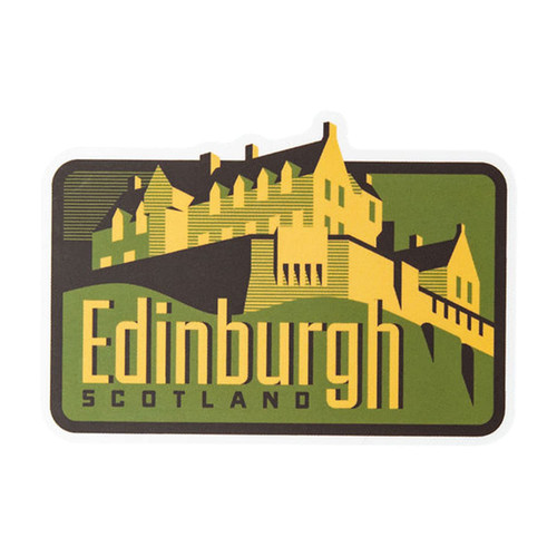 Edinburgh Sticker - Weatherproof Vinyl Scotland Souvenir Decal
