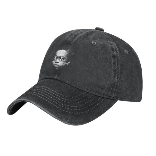 Nasty Singer NAS Cap Baseball Cap Vintage Washed Distressed Cotton Hat Unisex Adjustable Hat Black Nasty Singer NAS Cap Baseball Cap Vintage Washed Distressed Cotton Hat Unisex Adjustable Hat Black