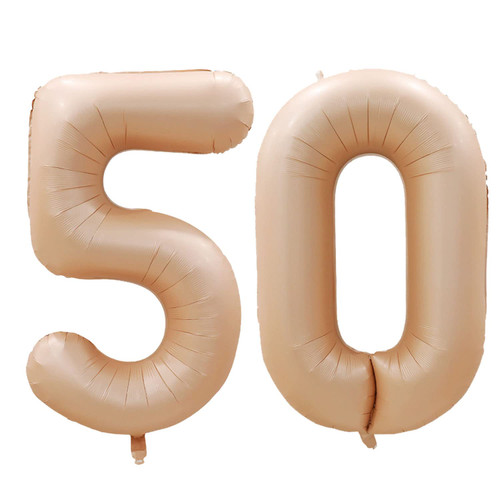 42 Inch Caramel Number 50 Balloons,Jumbo Foil Helium Balloons for 50th Birthday Party Decorations and Anniversary Event 42 Inch Caramel Number 50 Balloons,Jumbo Foil Helium Balloons for 50th Birthday Party Decorations and Anniversary Event