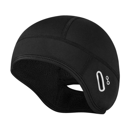 Skull Cap Helmet for Man Helmet Liner Running Beanie Bike Hard Hat Liner Sweat Wicking Skull Cap Beanie Winter Thermal Under Helmet Cycling Head Hat Beanie Sleep Caps One Size Black