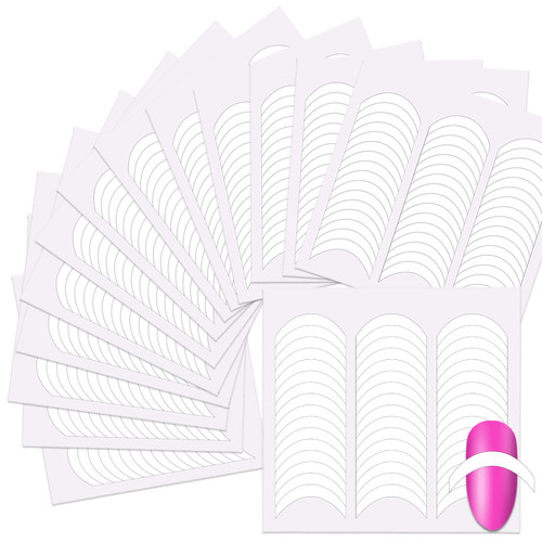 4320 Pieces 90 Sheets French Tip Nail Guides Nail Stencils Self-Adhesive Nail Art Stickers Half Moon French Manicure Strips Nail French Tip Tool French Nail Sticker Nail Art Stencils 4320 Pieces 90 Sheets French Tip Nail Guides Nail Stencils Self-Adhesive Nail Art Stickers Half Moon French Manicure Strips Nail French Tip Tool French Nail Sticker Nail Art Stencils