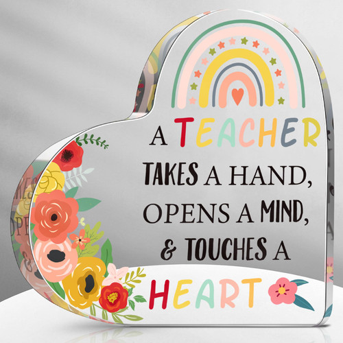 Teacher Valentine Gift Teacher Appreciation Gifts Teacher Thank You Gifts Teacher Gift from Student Teacher Retirement Gifts Teacher Gift Teacher Office Decor Keepsake(Heart Rainbow) Teacher Valentine Gift Teacher Appreciation Gifts Teacher Thank You Gifts Teacher Gift from Student Teacher Retirement Gifts Teacher Gift Teacher Office Decor Keepsake(Heart Rainbow)
