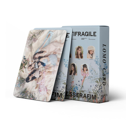 LE SSERAFIM 55 pcs Lomo Cards Collections FEARNOT Photo Cards Kpop Postcards New album ANTIFRAGILE FEARLESS UNFORGIVEN (ANTIFRAGILE 2)
