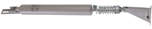 The Hillman Group 853146 Door Closer - External Shock Absorbing Spring - Pneumatic - Adjustable - Silver Finish 1-Pack