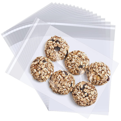 200pcs Cellophane Bags 5x7 Self Sealing Cookie Bags for Packaging Cellophane Treat Bags Clear Plastic Bags for Candy Snack Homemade Cookie Gift Party Favor Treat 200pcs Cellophane Bags 5x7 Self Sealing Cookie Bags for Packaging Cellophane Treat Bags Clear Plastic Bags for Candy Snack Homemade Cookie Gift Party Favor Treat