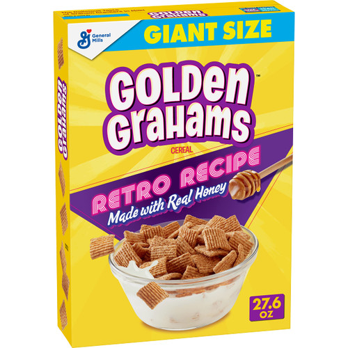 Breakfast Cereal, Graham Cracker Taste, Whole Grain, Giant Size, 27.6 oz Breakfast Cereal, Graham Cracker Taste, Whole Grain, Giant Size, 27.6 oz