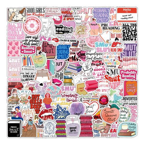 120PCS Funny Smutty Kindle Stickers,Smut Book Stickers,Bookish Stickers for Adults,Spicy Booktok Funny Aesthetic Decal Emotional Support Vinyl Laptop Computer Phone Water Bottle Stickers 120PCS Funny Smutty Kindle Stickers,Smut Book Stickers,Bookish Stickers for Adults,Spicy Booktok Funny Aesthetic Decal Emotional Support Vinyl Laptop Computer Phone Water Bottle Stickers