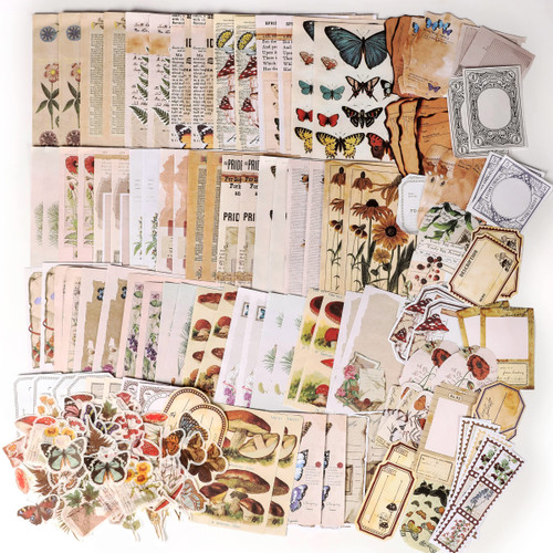200 Pieces Vintage Scrapbook Supplies Pack for Junk Journal Planners DIY Paper Stickers Vintage Ephemera Pack Decoupage for Art Journaling Bullet Craft Notebooks Collage Aesthetic Gifts (Plant) 200 Pieces Vintage Scrapbook Supplies Pack for Junk Journal Planners DIY Paper Stickers Vintage Ephemera Pack Decoupage for Art Journaling Bullet Craft Notebooks Collage Aesthetic Gifts (Plant)