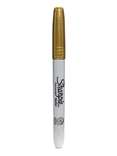 2 PACK: Sharpie Metallic Gold Fine Point Permanent Marker