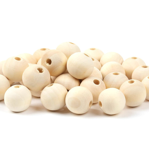 100Pcs 20mm Unfinished Wood Beads Round Wooden Spacer Beads Natural Wood Loose Beads 100Pcs 20mm Unfinished Wood Beads Round Wooden Spacer Beads Natural Wood Loose Beads