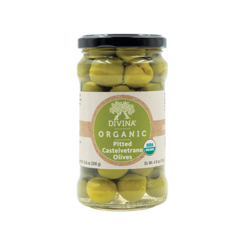 Organic Castelvetrano Pitted Olives, 10.6 Ounce