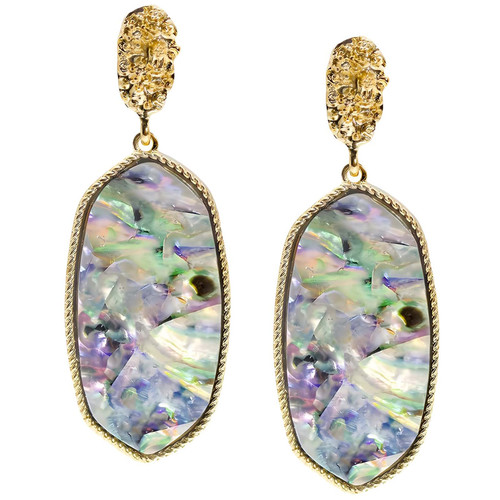 Fashion Dangle Earrings for Women, Abalone Shell Beach Earrings Unique Rainbow Color Earrings, Bohemian Drop Earrings, Fashion Jewelry for Women Girls Gift