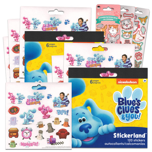 Blue's Clues Sticker Pack Bundle ~ 240 Blue's Clues Stickers with Cats and Dogs Stickers | Blue's Clues Party Favors and Party Supplies (Blue's Clues Reward Stickers) Blue's Clues Sticker Pack Bundle ~ 240 Blue's Clues Stickers with Cats and Dogs Stickers | Blue's Clues Party Favors and Party Supplies (Blue's Clues Reward Stickers)