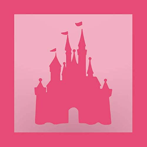 Castle Stencil - Cookie Stencil - - Multipurpose Stencil - Reusable Stencil - PYO Stencil