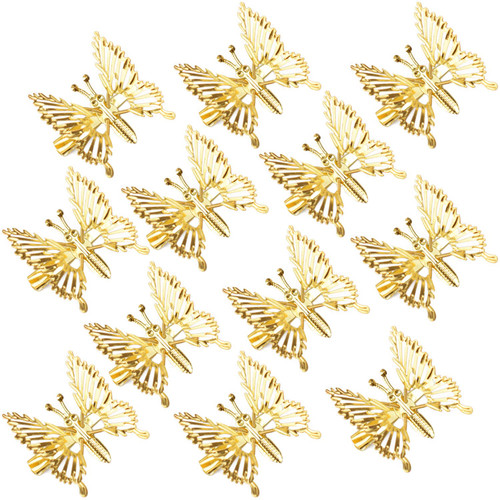 12 Pcs Butterfly Hair Clips, Moving Wings Butterfly Metal Hair Barrettes, Hair Styling Accessories,Cute Hairs Pins Clip for Women and Girls, Gold, 1.0 Count, 1 12 Pcs Butterfly Hair Clips, Moving Wings Butterfly Metal Hair Barrettes, Hair Styling Accessories,Cute Hairs Pins Clip for Women and Girls, Gold, 1.0 Count, 1