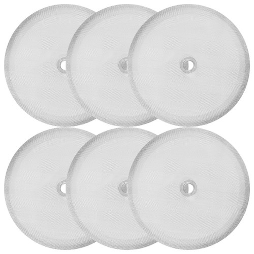 6PCS French Press Replacement Filters, Reusable Mesh Screen Coffee French Press Filters 4 Inch, Stainless Steel Mesh Filter for 34oz/8 cups/1000ml coffee press