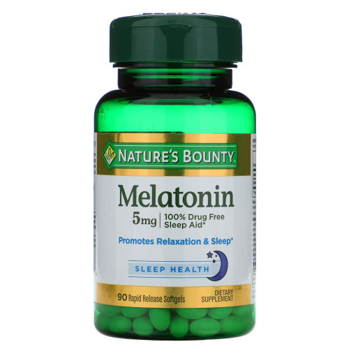 Super Strength Melatonin 5mg Softgels 90 ea