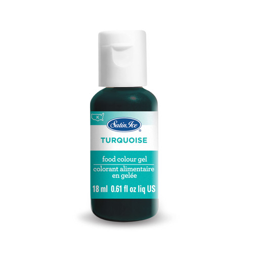 Food Color Liquid Gel, 0.61 fl oz Bottle, Turquoise