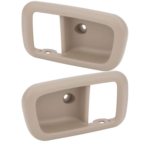 Door Handles Replacement for 2000-2006 for Toyota Tundra Interior Rear Driver Left Passenger Right Side Beige 2pcs