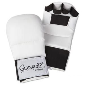 Pro Force Gladiator Karate Sparring Gloves - White - Small