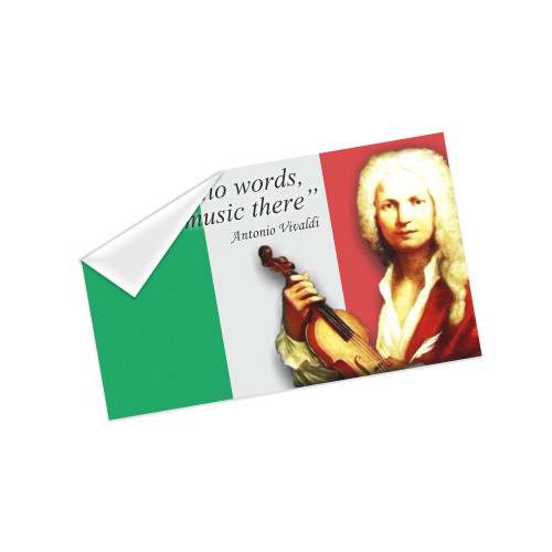 Vivaldi Licensed Decal Sticker 3x5 inches Laptop Decor (Vivaldi #1)