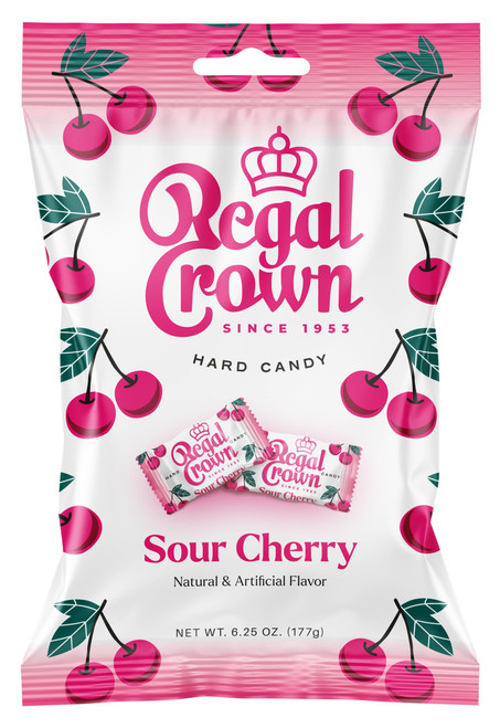 Sour Cherry Candy | Traditional Sour Cherries Candy | Tart and Tangy Old Fashioned Sour Cherry Hard Candy Brought To You By Iconic Candy | 6.25oz Peg Bag (1) Sour Cherry Candy | Traditional Sour Cherries Candy | Tart and Tangy Old Fashioned Sour Cherry Hard Candy Brought To You By Iconic Candy | 6.25oz Peg Bag (1)