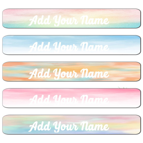 100PCS Personalized Waterproof Name Labels for Kids,Custom Labels Stickers with Your Name for School Supplies,Water Bottles,Daycare,Lunch Boxes