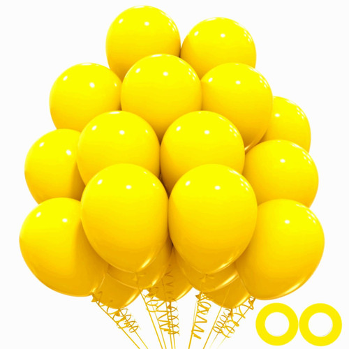 110pcs Yellow Balloons, 12inch Yellow Latex Party Balloons, Helium Quality for Gender Reveal Birthday Baby Shower Wedding Anniversary Party Decorations(With 2 Yellow Balloons) 110pcs Yellow Balloons, 12inch Yellow Latex Party Balloons, Helium Quality for Gender Reveal Birthday Baby Shower Wedding Anniversary Party Decorations(With 2 Yellow Balloons)
