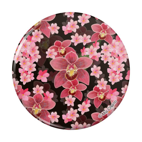 Beautiful Orchids Compact Pocket Purse Hand Cosmetic Makeup Mirror