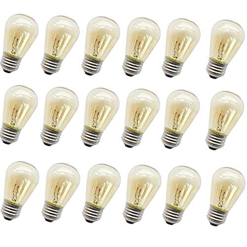 YiLighting Outdoor String Lights Replacement Bulbs S14 11W Dimmable Incandescent Edison Light Bulb (18)