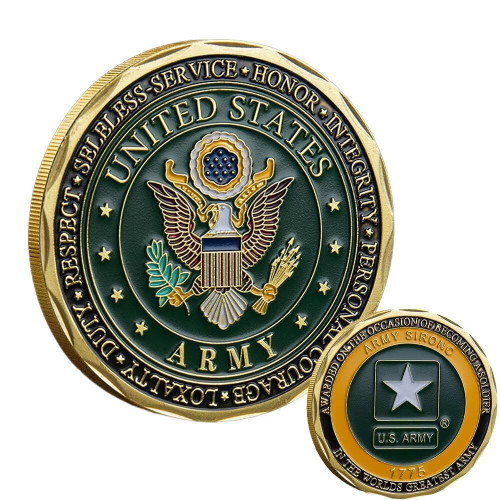 U.S. Army Soldier Military Challenge Coin for Military Gift