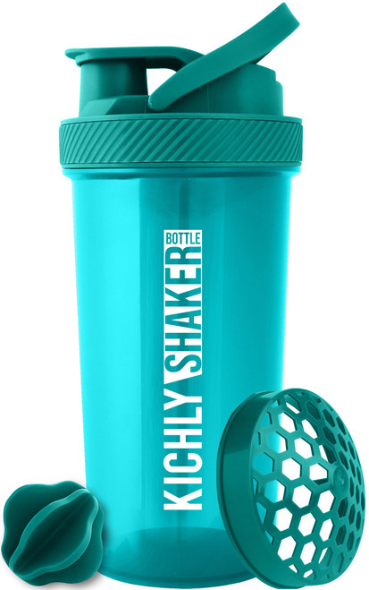 Shaker Bottle - 28 Ounce Plastic Protein Shaker Bottle for Pre & Post workout with Plastic Shaker Ball