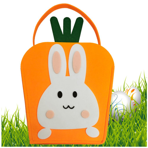 Easter Baskets For Kids, Easter Bunny Basket, Cute Orange Rabbit Bag for Girls Toddle, Easter Bucket for Boys, Easter Egg Hunt Supplies, Party Gift Basket Egg Candy Storage Easter Baskets For Kids, Easter Bunny Basket, Cute Orange Rabbit Bag for Girls Toddle, Easter Bucket for Boys, Easter Egg Hunt Supplies, Party Gift Basket Egg Candy Storage