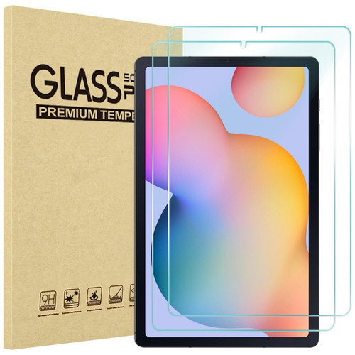 Screen Protector for Galaxy Tab S6 Lite 10.4 Inch 2024/2022/2020(SM-P620/P625/P613/P619/P615/P610), HD Clear 9H Hardness Tempered Glass Screen Saver Film Guard for Galaxy Tab S6 Lite -2 Pack