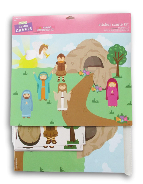 He is Risen Easter Sticker Scene Set - Pack of 12