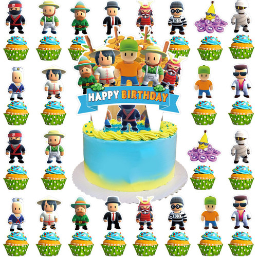37Pack Stumble Guys Cake Toppers Cute Cupcake Toppers Stumble Guys Theme Cupcake Toppers Kids's Birthday Cake Party Decorations Supplies 37Pack Stumble Guys Cake Toppers Cute Cupcake Toppers Stumble Guys Theme Cupcake Toppers Kids's Birthday Cake Party Decorations Supplies
