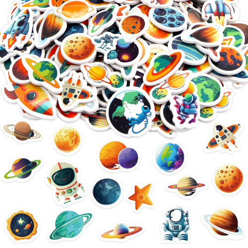Outer Space Foam Stickers Solar System Assorted Planet Stickers for Kids School Art Crafts Party Favors 200Pcs Outer Space Foam Stickers Solar System Assorted Planet Stickers for Kids School Art Crafts Party Favors 200Pcs