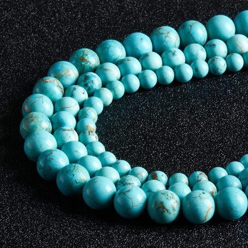 45pcs 8mm Natural Gemstone Beads Turquoise Beads Round Loose Beads for Jewelry Making with Crystal Stretch Cord 45pcs 8mm Natural Gemstone Beads Turquoise Beads Round Loose Beads for Jewelry Making with Crystal Stretch Cord