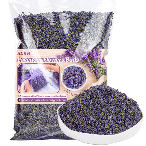 200g French Lavender Dried Lavender - Organic Lavender Sachets for Drawers and Closets Lavender Flowers Sachet Bags Fresh Scents Lavender Sachet Bags Dried Flowers Bulk