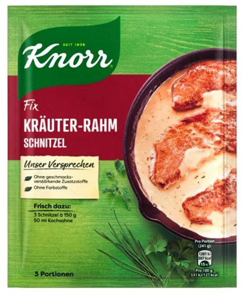 Fix Kraeuter Rahm Schnitzel (Herb Cream Schnitzel) 47g (1 pc)
