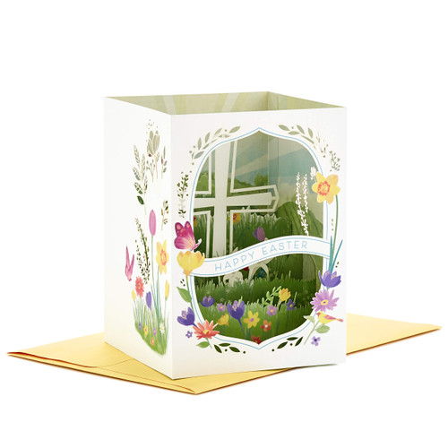 Paper Wonder Religious Displayable Pop Up Easter Card (God's Blessings)