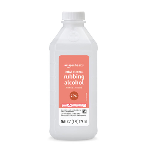 70% Ethyl Rubbing Alcohol First Aid Antiseptic, Unscented, 16 Fluid Ounces (Previously Solimo) 70% Ethyl Rubbing Alcohol First Aid Antiseptic, Unscented, 16 Fluid Ounces (Previously Solimo)