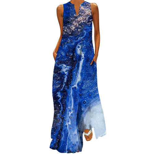 Dresses for Women 2024 Casual Swing Beach Dress, Women Maxi Dress Summer Casual Loose Elegant Long Dress Sleeveless Beach Dresses Women Dress Open (Dark Blue, XXXXL) Dresses for Women 2024 Casual Swing Beach Dress, Women Maxi Dress Summer Casual Loose Elegant Long Dress Sleeveless Beach Dresses Women Dress Open (Dark Blue, XXXXL)