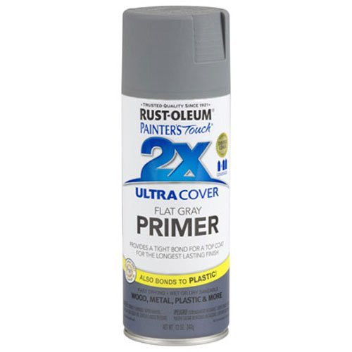 Rust-Oleum 249088 Painter's Touch Multi Purpose Spray Paint, 12-Ounce, Gray Primer